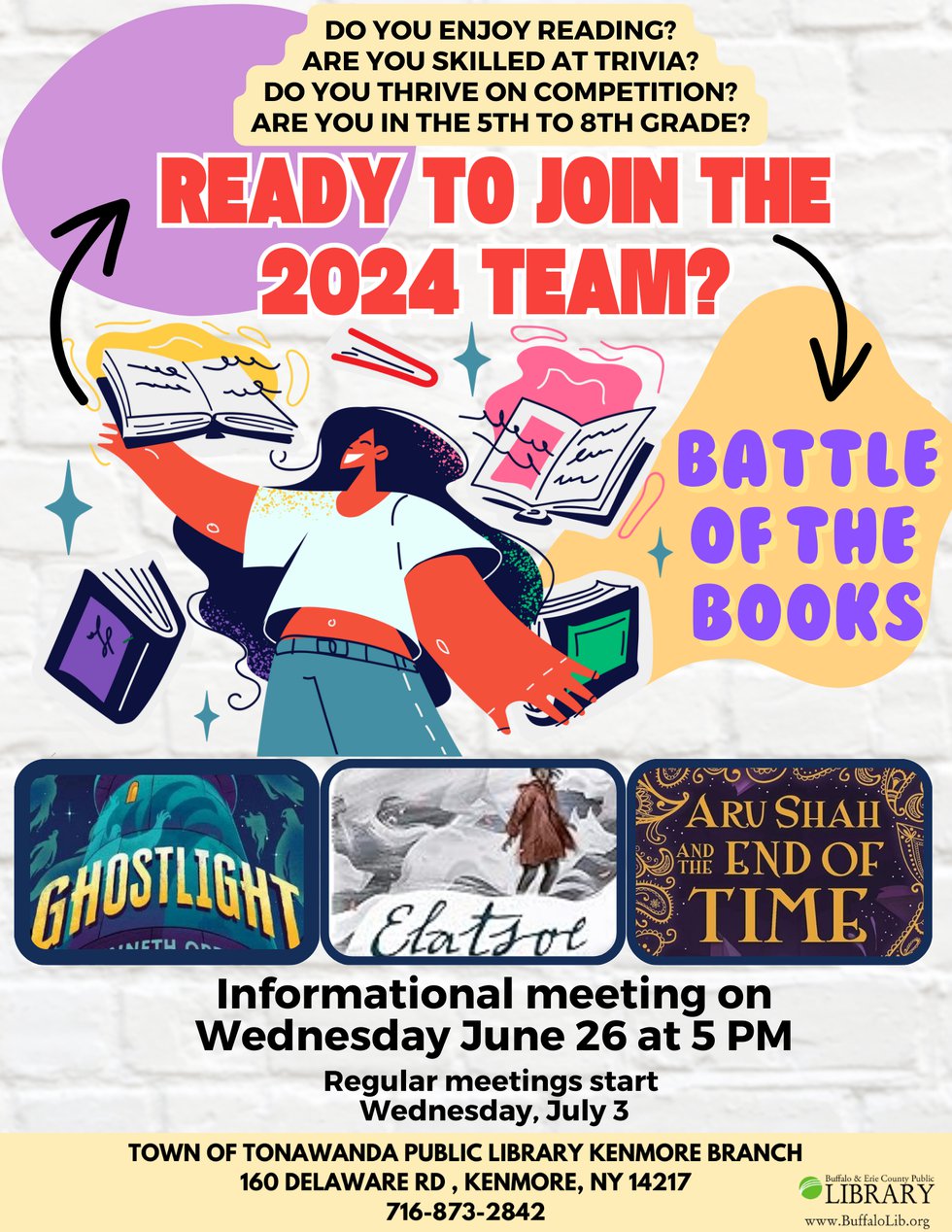 2024 Battle of the Books Informational Meeting  - 1